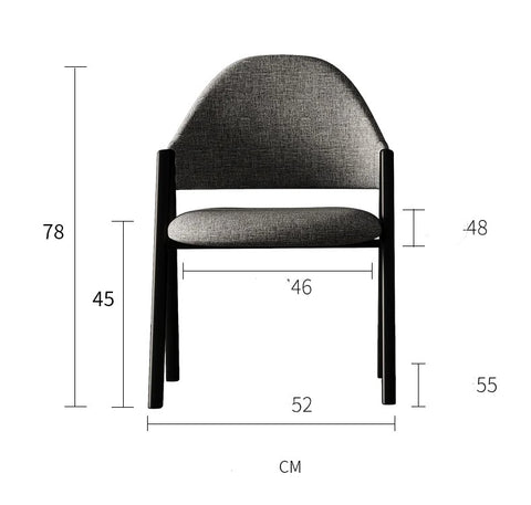 "Chaise Contemporaine en Bois noyer noble: Redéfinissez votre Style avec Élégance"