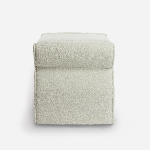 Tabouret Siri - boucle - blanc